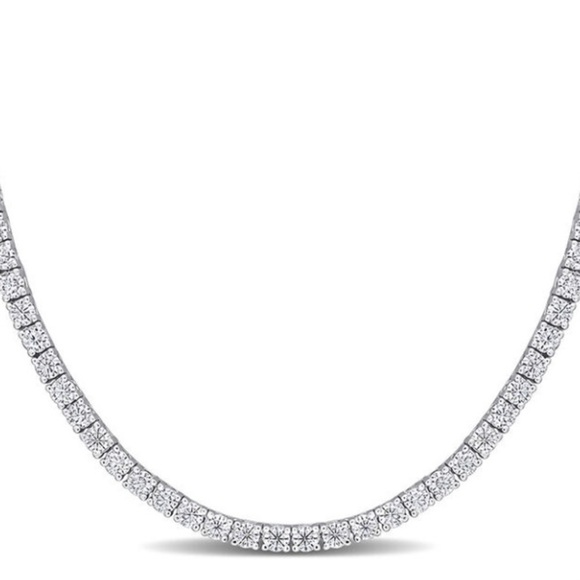 13 carat Diamond Tennis Necklace - Picture 7 of 12